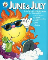 Cover of June & July: Full-Color Monthly Activities for Grades 1-3