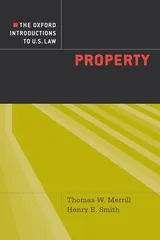 Cover of The Oxford Introductions to U.S. Law: Property