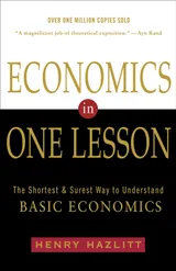 Cover of Economics in One Lesson: The Shortest & Surest Way to Understand Basic Economics