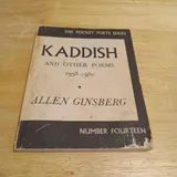 Cover of Kaddish and Other Poems