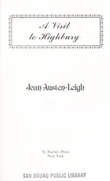 Cover of A Visit to Highbury: Another View of Emma