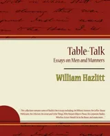 Cover of Table-Talk, Essays on Men and Manners