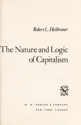 Cover of The Nature and Logic of Capitalism