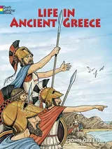 Cover of Life in Ancient Greece Coloring Book