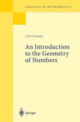 Cover of An Introduction to the Geometry of Numbers