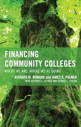 Cover of Financing Community Colleges: Where We Are, Where We're Going