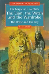 Cover of Narnia Omnibus: "Magician's Nephew", "Lion, the Witch and the Wardrobe", "Horse and His Boy"