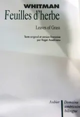 Cover of Feuilles d'herbe - Leaves Of Grass