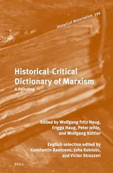 Cover of Historical-Critical Dictionary of Marxism: A Selection