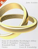 Cover of Sense and Sensibility, Pride and Prejudice, Mansfield Park, Emma, Northanger Abbey, Persuasion, Lady Susan, and Love and Friendship