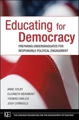 Cover of Educating for Democracy: Preparing Undergraduates for Responsible Political Engagement