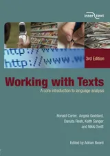 Cover of Working with Texts
