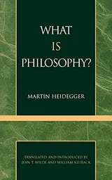 Cover of What is Philosophy?