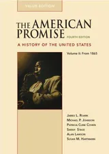 Cover of The American Promise: A History of the United States, Volume 2: From 1865