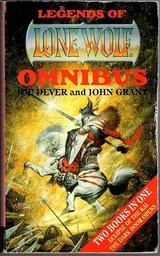 Cover of Legends of Lone Wolf Omnibus: "Eclipse of the Kai" and "Dark Door Opens"