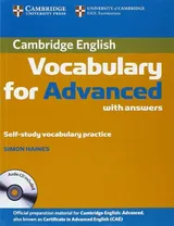 Cover of Cambridge Vocabulary for Advanced with Answers and Audio CD