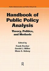 Cover of Handbook of Public Policy Analysis: Theory, Politics, and Methods