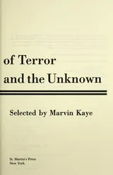 Cover of Masterpieces of terror and the unknown