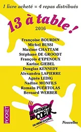 Cover of 13 à table ! 2016: « Frère et sœur »