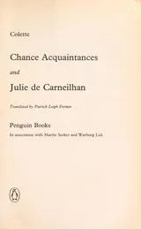 Cover of Chance Acquaintances and Julie de Carneilhan