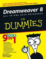 Cover of Dreamweaver 8 All-in-One Desk Reference For Dummies