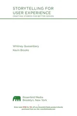 Cover of Storytelling for User Experience: Crafting Stories for Better Design 1st edition by Whitney Quesenbery, Kevin Brooks (2010) Paperback