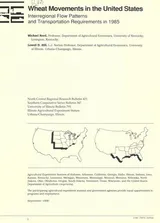 Cover of Wheat movements in the United States