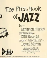 Cover of The first book of jazz