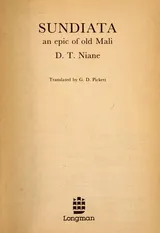 Cover of Sundiata: An Epic of Old Mali