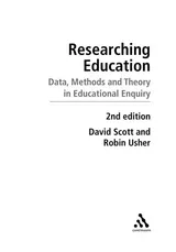 Cover of Researching Education: Data, methods and theory in educational enquiry