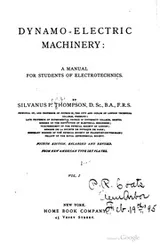 Cover of Dynamo-electric machinery