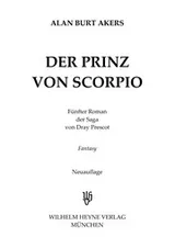 Cover of Der Prinz von Scorpio
