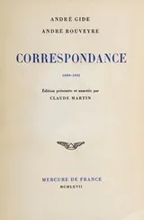 Cover of Correspondance, 1909-1951