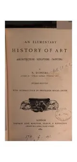 Cover of Elementary history of art, by N. D'Anvers