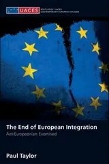 Cover of The end of European integration