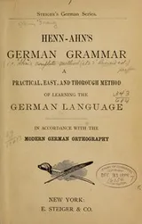 Cover of Henn-Ahn’s German Grammar