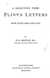 Cover of A Selection from Pliny's Letters: With Notes, Maps, and Plan
