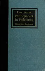Cover of Landmarks for beginners in philosophy