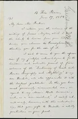 Cover of [Letter to] My dear Mr. Parker
