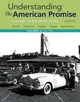 Cover of Understanding the American Promise, Volume 2 : A History