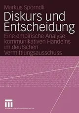 Cover of Diskurs und Entscheidung