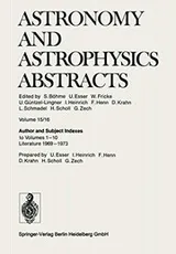 Cover of Author and Subject Indexes to Volumes 1–10 Literature 1969–1973