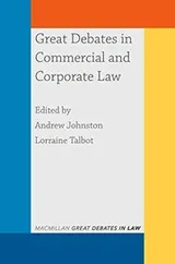Cover of Great Debates in Commercial and Corporate Law