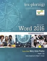 Cover of Exploring Microsoft Word 2016 Comprehensive