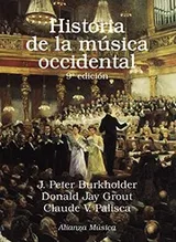 Cover of Historia de la música occidental