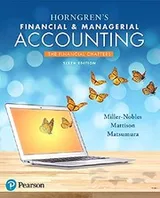 Cover of Horngren's Financial & Managerial Accounting, The Financial Chapters