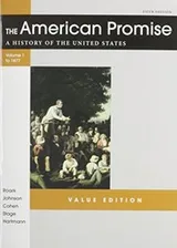 Cover of American Promise 5e V1 Value Edition & HistoryClass for The American Promise 5e V1
