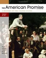 Cover of The American Promise, Volume I : To 1877