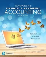 Cover of Horngren's Financial & Managerial Accounting