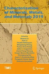 Cover of Characterization of Minerals, Metals, and Materials 2019